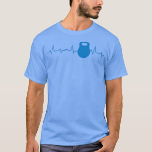 Gewichtstocht Kettlebell Heartbeat-oefening T-shirt