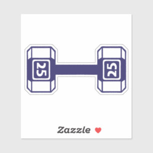 gewichtstoename cross musculculation fitnessruimte sticker