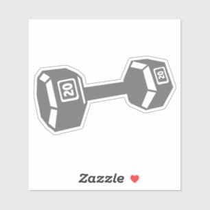 gewichtstoename cross musculculation fitnessruimte sticker