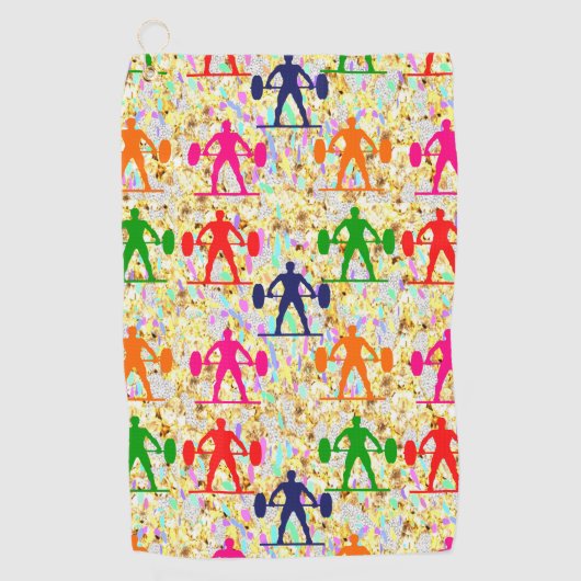 Gewichtstoename Golfhanddoek (Voorkant)