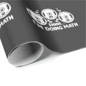 Gewichtstoename Gym fitness Wiskunde Gewichtsberek Cadeaupapier (Rol Hoek)