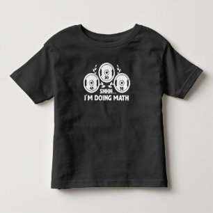 Gewichtstoename Gym fitness Wiskunde Gewichtsberek Kinder Shirts