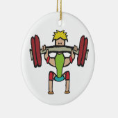 Gewichtstoename Keramisch Ornament (Rechts)