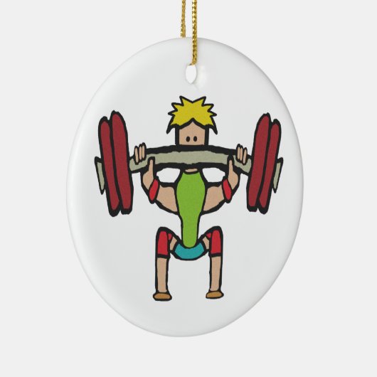 Gewichtstoename Keramisch Ornament (Rechts)