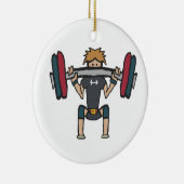 Gewichtstoename Keramisch Ornament (Rechts)