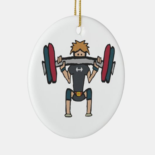 Gewichtstoename Keramisch Ornament (Rechts)