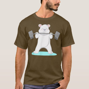Gewichtstoename Polair Beer-werkout Gym Ice-Beer T-shirt