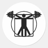 Gewichtstoename Ronde Sticker (Voorkant)