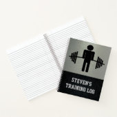 Gewichtstoename van het trainingslogboek voor gym- notitieboek (Binnen)