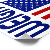 Gewichtstoename Verenigde Staten Poster (Hoek)