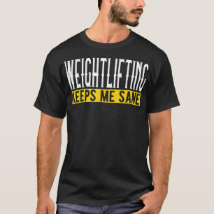 Gewichtstoets houdt me aan de hand dat ik gewicht  t-shirt