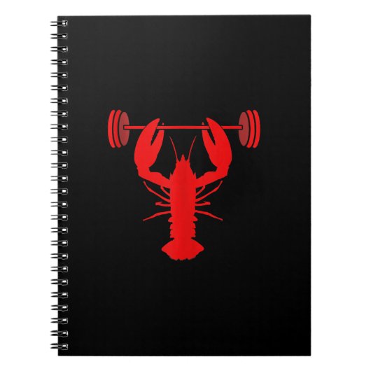 Gewichtstofinstallatie bij gym notitieboek (Voorkant)