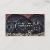 Gewichtstrainer, Personal Bord, Gym Instructor Visitekaartje (Voorkant)