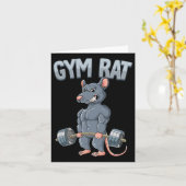 Gewichtstraining Dadlift Gym Rat Kaart (Gele Bloem)