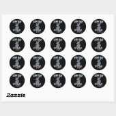 Gewichtstraining Dadlift Gym Rat Ronde Sticker (Vel)