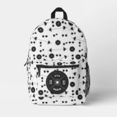 Gewichtstraining Fitness Dumbbell Bodybuilding Bedrukte Rugzak (Voorkant)