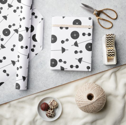 Gewichtstraining Fitness Dumbbell Bodybuilding Cadeaupapier (Crafts)