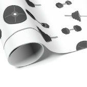 Gewichtstraining Fitness Dumbbell Bodybuilding Cadeaupapier (Rol Hoek)