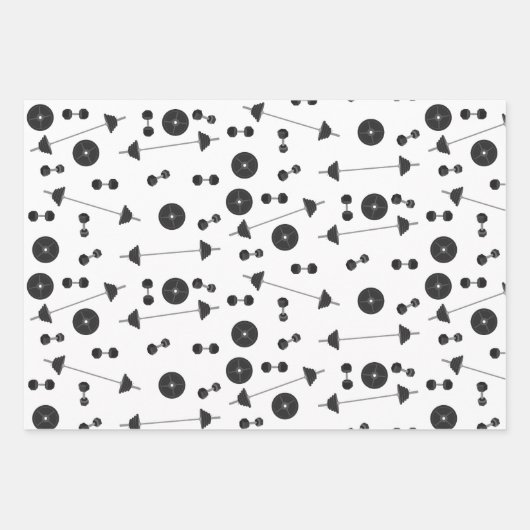 Gewichtstraining Fitness Dumbbell Bodybuilding Inpakpapier Vel (Voorkant)