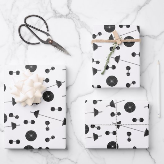 Gewichtstraining Fitness Dumbbell Bodybuilding Inpakpapier Vel (Voorkant)