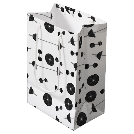 Gewichtstraining Fitness Dumbbell Bodybuilding Medium Cadeauzakje (Voorkant Gekanteld)