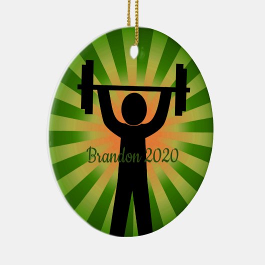 Gewichtstraining Geschikt ontwerp Ornament (Rechts)