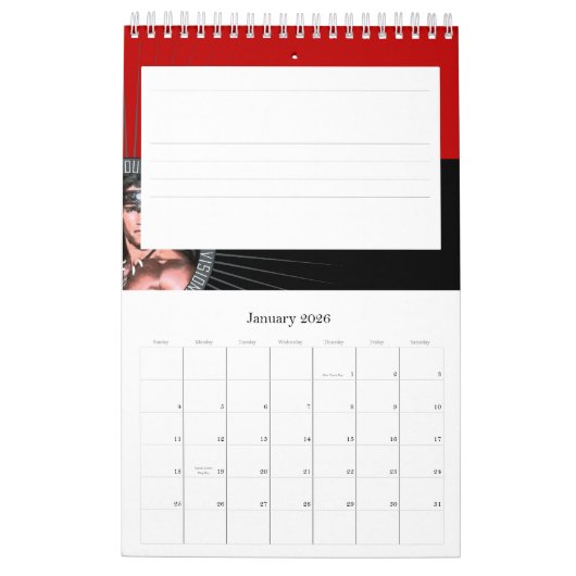 Gewichtstraining II - Kalenderklein Kalender (Jan 2026)