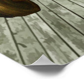 Gewichtstraining in Gym Eigenaar met Jouw naam Poster (Hoek)