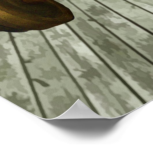 Gewichtstraining in Gym Eigenaar met Jouw naam Poster (Hoek)