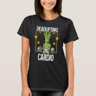 Gewichtstraining in voorjaarso-ion gym t-shirt