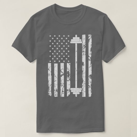 Gewichtstrein voor grafische gym-fitness van Ameri T-shirt (Design voorkant)