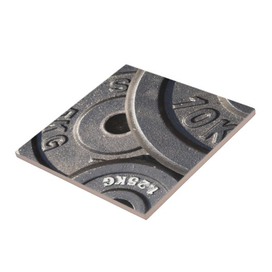 Gewichtsverhogende Borden Tegeltje (Zijkant)