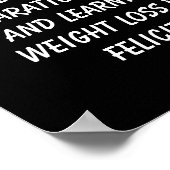 Gewichtsverlies 7 poster (Hoek)