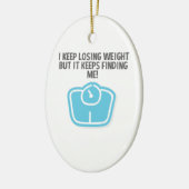 Gewichtsverlies bij het verlaten van het gewicht h keramisch ornament (Links)