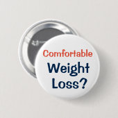 Gewichtsverlies Button om mensen te vragen wat het (Voorkant /achterkant)