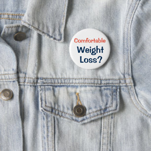 Gewichtsverlies Button om mensen te vragen wat het