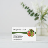 Gewichtsverlies Coach Moderne Visitekaartjes (Staand voorkant)