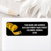 Gewichtsverlies, gele bandmaatregel etiket (Insitu)