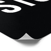 Gewichtsverlies Gym Quote lift Black White Poster (Hoek)