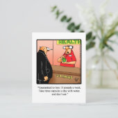 Gewichtsverlies Humor Briefkaart (Staand voorkant)