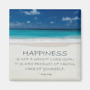 Gewichtsverlies Motivatie magneet: Beach 16 Magneet