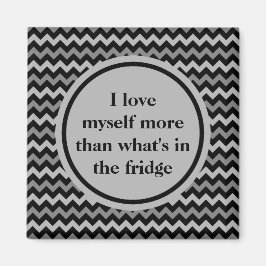 Gewichtsverlies positieve bevestiging in zwart en  magneet