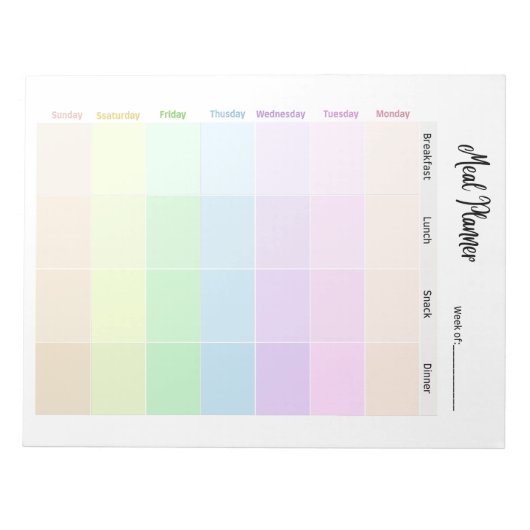  gewichtsverlies tracker & maaltijdplanner notitieblok (Voorkant)