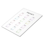  gewichtsverlies Tracker Sjabloon Notitieblok (Schuin)