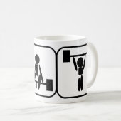 Gewichtsymbolen mok (Voorkant rechts)