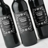 Gewichtte Tijdige Halloween Spirits Wijn Etiket