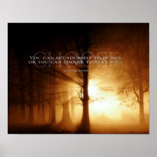 Gewichtverlies Motivatie Citaten Poster-kiezen Poster