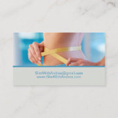Gewichtverlies Slimme consultant Visitekaartje (Achterkant)