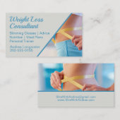 Gewichtverlies Slimme consultant Visitekaartje (Voorkant / Achterkant)