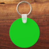 GEWIJD AAN GOD COOL LIME GREEN CUSTOM BLACK TEXT SLEUTELHANGER (Achterkant)